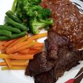 Cooksnap dari Ms Andik untuk resep Beef steak BBQ sauce