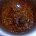 Midhat Jalil's cooksnap of when they made 3 spices Mutton Daal.