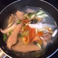 Cooksnap dari Hesti Wibowo untuk resep Sup Tetelan Salmon