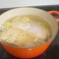 El cooksnap de Becky cuando hizo Salmón escalfado con vinagreta de hierbas.