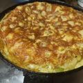 El cooksnap de Shirley cuando hizo Tortilla de berenjena, patata y cebolla.