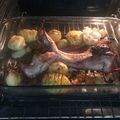 El cooksnap de lima cuando hizo Conejo al romero en el horno con salsa barbacoa.