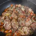 El cooksnap de miguel Villalba cuando hizo Solomillo de cerdo con verduras y queso parmesano.