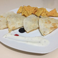 El cooksnap de Iván cuando hizo Quesadillas de jamón york queso y pesto.