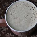 sughndha single का कुकस्नैप जब उन्होंने हॉट कॉफी (hot coffee recipe in Hindi) बनाया था।