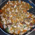 El cooksnap de Anixu cuando hizo Pollo con almendras.