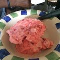 El cooksnap de Stefanie cuando hizo Mousse de Frutillas.