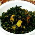 Harminder Kaur Sethi's cooksnap of when they made Aloo methi.
