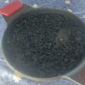 El cooksnap de Chata cuando hizo Chocos con arroz negro.