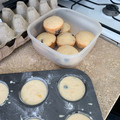 El cooksnap de Brisa Elizondo cuando hizo Budín vegano de limón y arándanos.