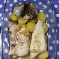 El cooksnap de saioa.vazquez cuando hizo Merluza abierta al horno con refrito de ajos.