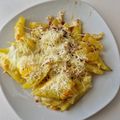 Cooksnap-ul lui Ivan Mihaela atunci când a preparat Cartofi cu ceapă, bacon și ouă la cuptor.