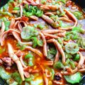 Cooksnap của Changgg khi họ làm theo món Mực xào mướp