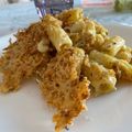 El cooksnap de Francesc cuando hizo Macarrones con queso.
