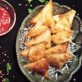 Sadaf Salman's cooksnap of when they made Chicken Samosa.