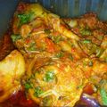 Haya Ali's cooksnap of when they made Shinwari chicken karahi.