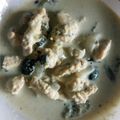 El cooksnap de Irma González cuando hizo Chuleta en crema de Chile poblano.