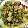 Deepti Johri का कुकस्नैप जब उन्होंने आलू बींस की सब्जी (aloo beans ki sabzi recipe in Hindi) बनाया था।