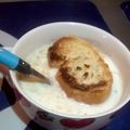 El cooksnap de David Proyectos cuando hizo Sopa de Almendra.