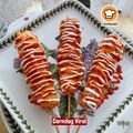 Cooksnap Mahadiah semasa beliau membuat Corndog.