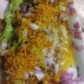 Anshu Kumari का कुकस्नैप जब उन्होंने आलू की टिक्की की चाट (aloo ki tikki ki chat recipe in Hindi) बनाया था।