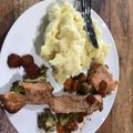 El cooksnap de Roberto Miranda cuando hizo Salmón al horno con verduras.