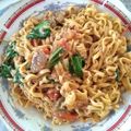 Cooksnap dari Linda Rambu Kuba Yowi untuk resep Mie Goreng Burung Dara Pipih