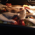 El cooksnap de Juan Carlos Nieto cuando hizo Gallo de San Pedro al horno.