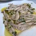 El cooksnap de Andrea yo misma cuando hizo Boquerones en vinagre.