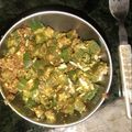 Rishika Goel's cooksnap of when they made Bhindi.