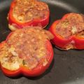Ady's cooksnap of when they made Stuffed bell peppers.