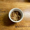 Sam Meadley's cooksnap of when they made Rhubarb, apple and berries oat crumble @kana’s birthday 🥳.