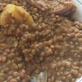 El cooksnap de saaaan cuando hizo Lentejas con chorizo y pollo (tradicional y Newcook / GM).