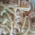 El cooksnap de Gonzalo Cordoba cuando hizo Camarones con brócoli y pasta.
