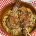 El cooksnap de Anyi cuando hizo Paletilla de cordero al horno en salsa de vino blanco al romero.
