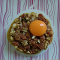 El cooksnap de Bea cuando hizo Steak tartar.