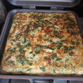 El cooksnap de Graciela Silva cuando hizo Tortilla de Verduras en La Flip.