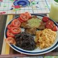 El cooksnap de lilia ramirez cuando hizo Milanesa de pollo a la Napolitana.