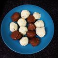 Mandy's cooksnap of when they made Oreo balls.