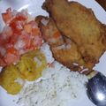 El cooksnap de Lismar Luis cuando hizo Jamón y queso empanisado (milanesa de jamón).
