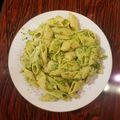 El cooksnap de Agustina Santone cuando hizo Pesto de Rúcula.