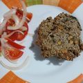 El cooksnap de mabel_solaesteve cuando hizo Hamburguesas de berenjena 🍆 🍆 Veggie burger 🍔 MUY fáciles.