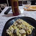 El cooksnap de roberto Garcia Barquilla cuando hizo Pasta en salsa de queso con setas shiitake.
