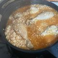 El cooksnap de Paloma Bono sanchez cuando hizo Arroz meloso con Jamoncito de pollo.