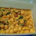 El cooksnap de Maria cuando hizo Garbanzos al curry.