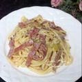 Cooksnap dari Cooking With Dinda untuk resep Spaghetti Carbonara
