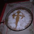 El cooksnap de SuperDesyLaChef cuando hizo Tarta de Santiago.