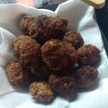 El cooksnap de Valeria Lorenzo cuando hizo Albóndigas de soja texturizada (veganas).