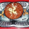 Richa Jain का कुकस्नैप जब उन्होंने गाजर का हलवा (gajar ka halwa recipe in Hindi) बनाया था।