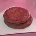 El cooksnap de Mariela Uriarte cuando hizo Hotcake saludable de cacao.